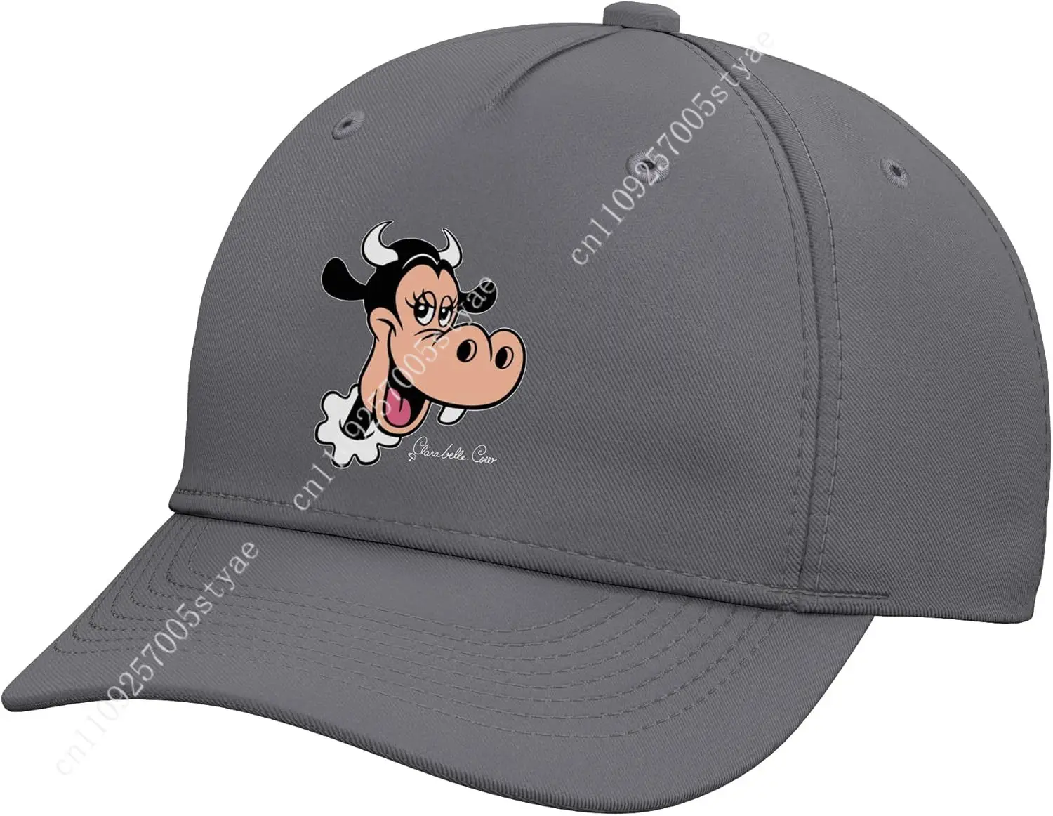 

Disney Clarabelle Cow Big Face Retro Character Trip Matching Adjustable Printed Baseball Printed Hat