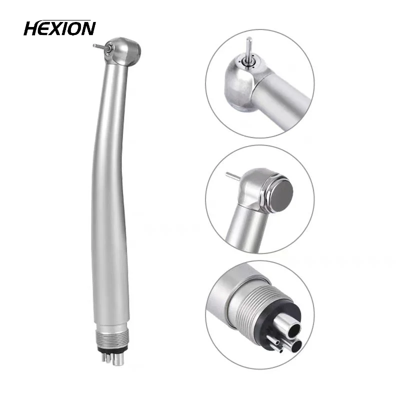 HEXION NSK Type Dental High Speed Handpiece E-generator Integrated Standard Head Ceramic Bearing Push Button 3 Water Spray 2/4