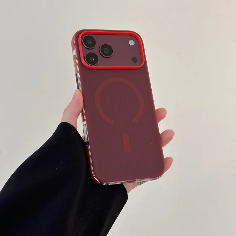 Luxury Personalized Matte Light Covers For Apple iPhone 18 17 16 Pro Max Cover Camera Protection Magnetic Shockproof For MagSafe