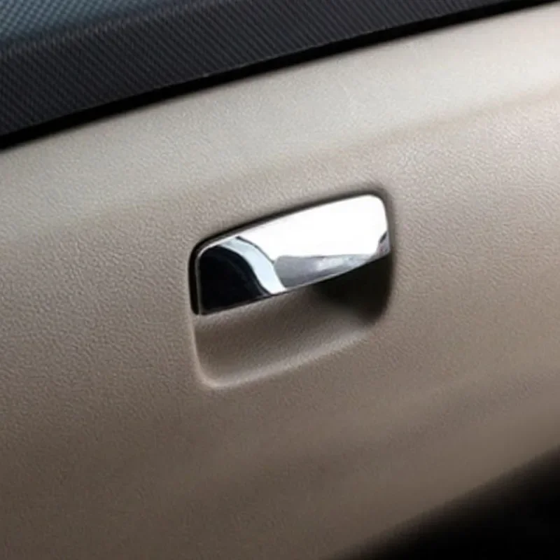 ABS Car Interior Glove Box Door Handle Decoration Trim for Hyundai Verna Solaris Glove Box Cover Sticker Accessories