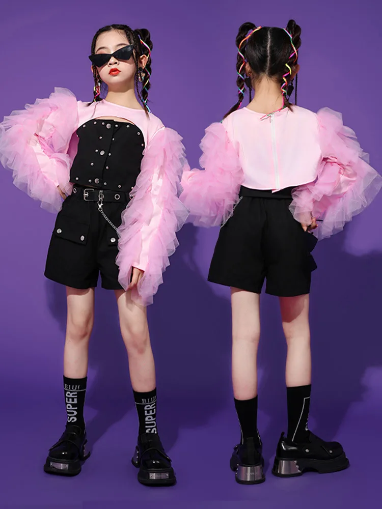 K-PoP-Vêtements Hip Hop Jazz pour Bol, Défilé Écologique, Costume de Défilé, Vêtements de brevJazz pour Enfants