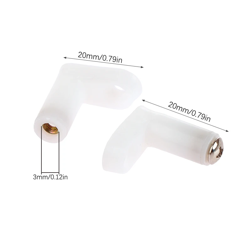 

10Set PCB Type Mounting Feet With Screws For Motherboard Fixed Host Fixing Feet L Right Angle Bracket Fixing Feet Fittings