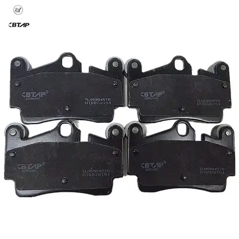 BTAP 리어 브레이크 패드, 아우디 Q7 4L 포르쉐 카이엔 (955) VWTOUAREG(7L) 95535293910, 7L0698451A, 7L0698451G, 7L0698451B, 4 개, 신제품