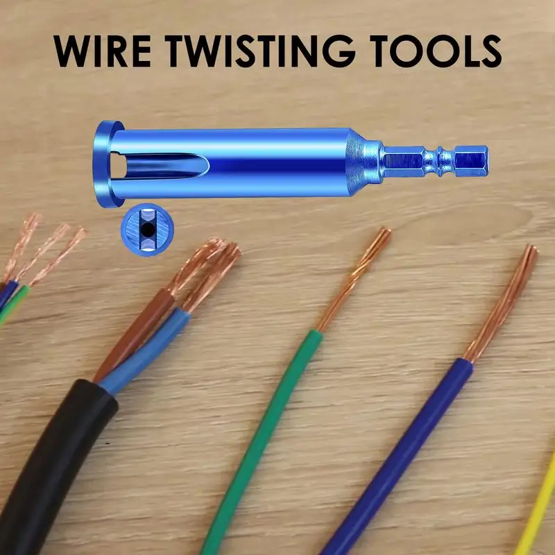 Steel Wire Twisting Tool Automatic Wire Stripper Cable Stripping And Twisting Tool Quick Connector Electrical Twist Wire Tool