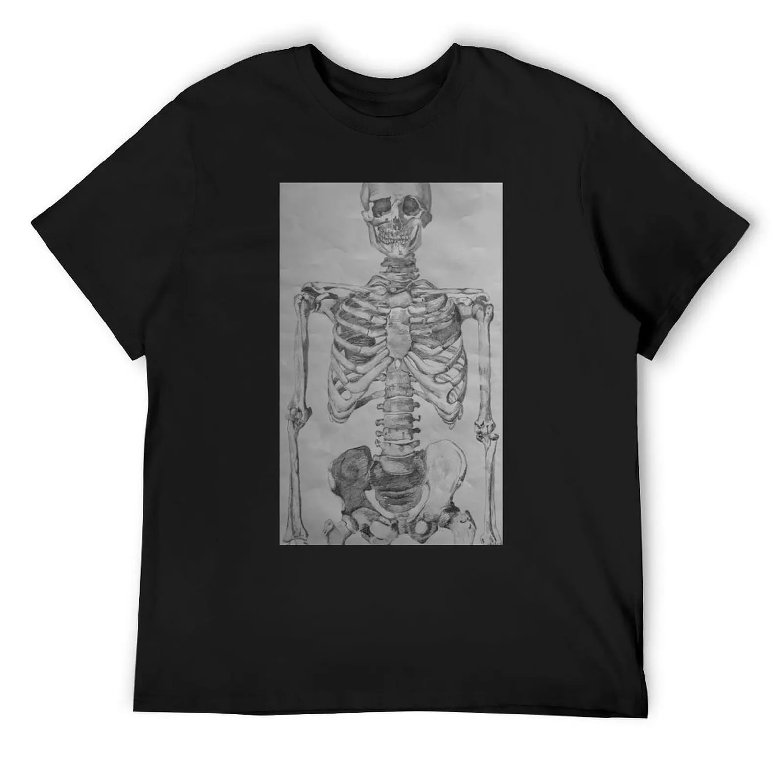 Skeleton Torso: Anterior View T-Shirt blacks oversized mens graphic t-shirts