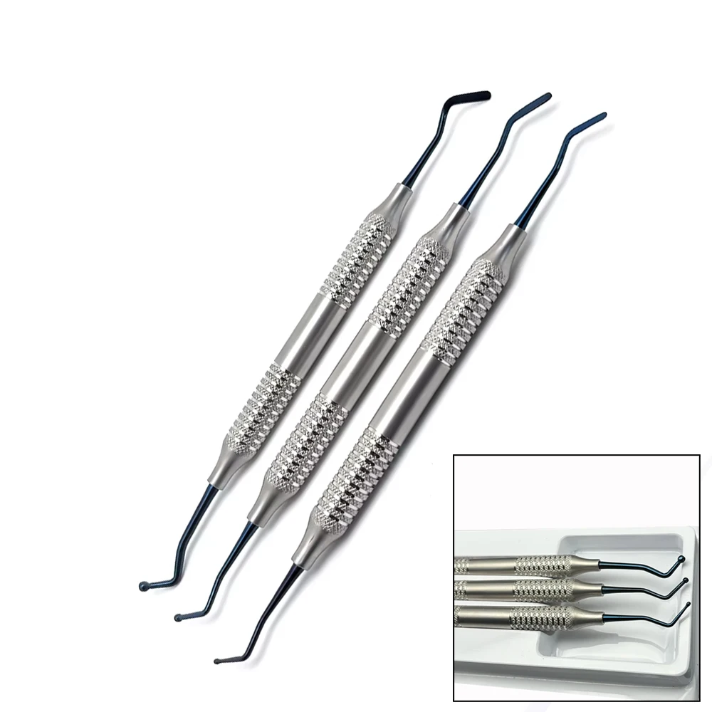 

3pcs/set Dental Resin Spatula Composite Filling Tools Kit Dentist Lab Instruments for Teeth Repair Restoration Dentistry