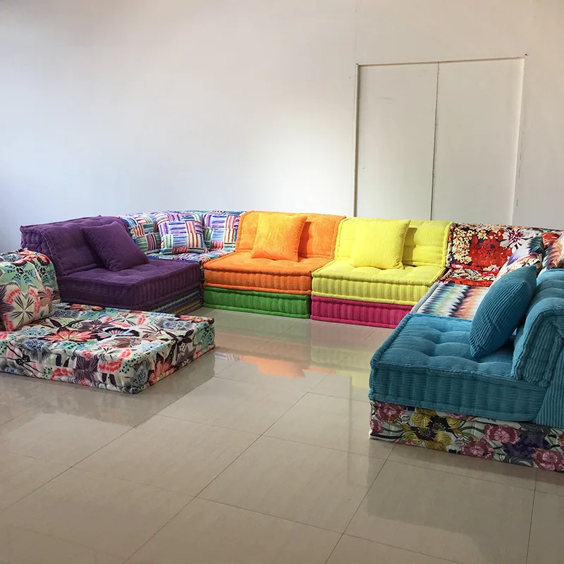 Fabric sofa splicing personalized size house type free lazy leisure sofa