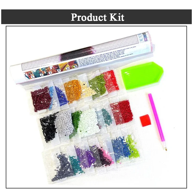 YOUQU Diamond Art Painting Kits Demon Slayer Anime Cross Stitch Collection Decorative Paintings Embroidery Free Shipping Offers