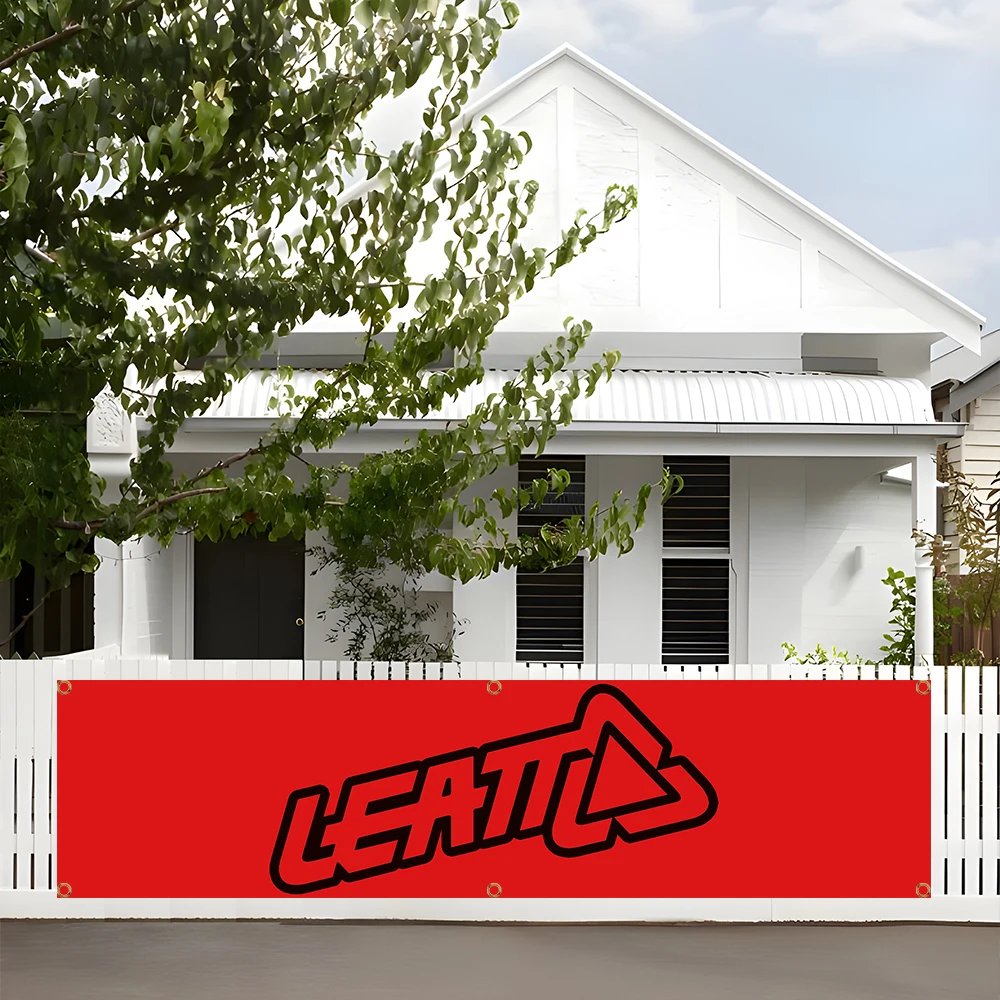 60x240cm Leatts Auto Parts Banner Flag Polyester Printed Garage or Outdoor Decoration Tapestry