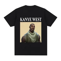 Funny Kanye West Meme Graphic T-Shirt Men's Women Vintage Hip Hop Rap Casual T Shirts Cotton Short Sleeve Oversized T Shirt Tops