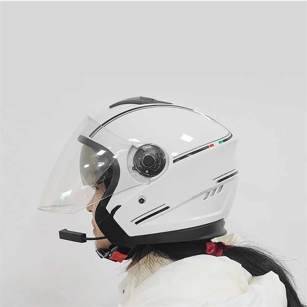 Helm Motor, Headset Bluetooth nirkabel Anti gangguan, helm sepeda Motor, Headphone berkendara, nirkabel, Headset helm Handsfree