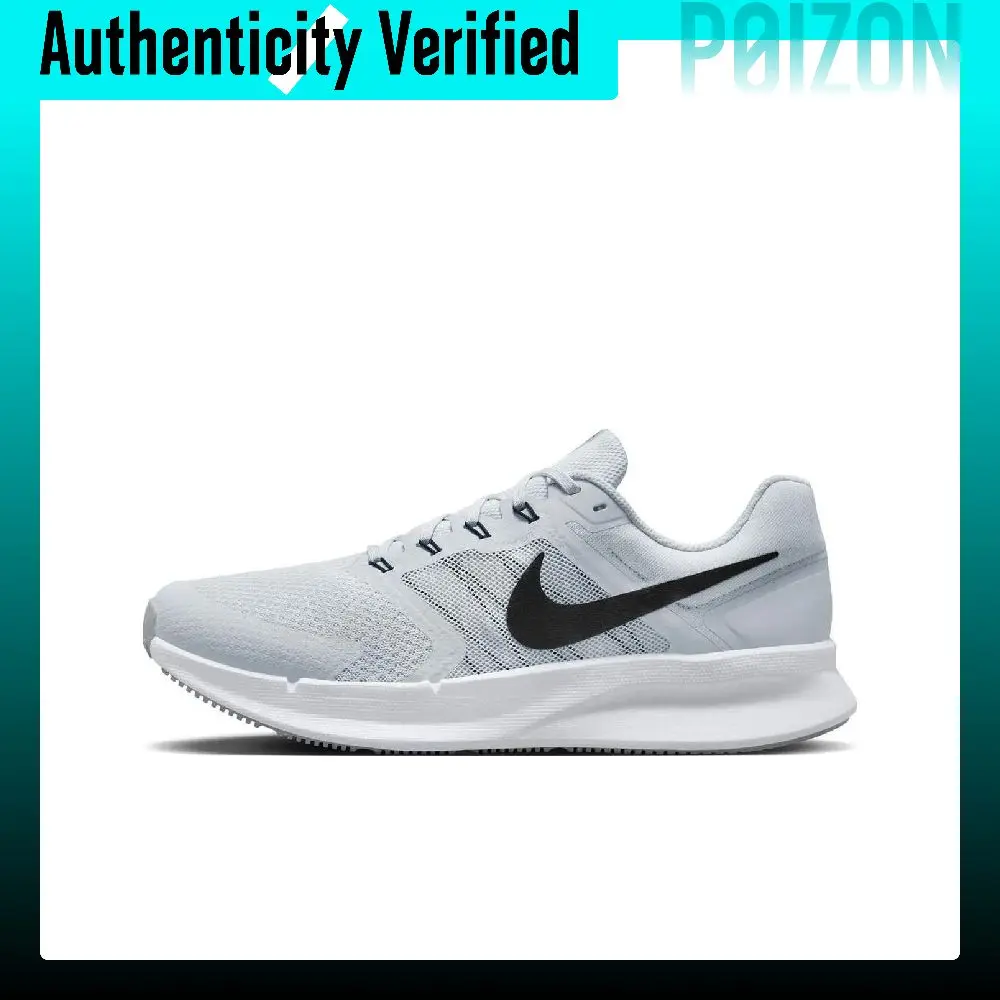 Nike Run Swift 3 Outdoor Sports Cushioning Breathable Low top Casual Running Shoes Men's Gray Black White DR2695-005