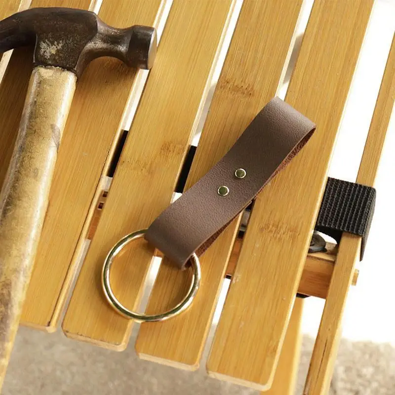 Soporte para cinturón de martillo, funda para hacha, organizador de almacenamiento, bucle de martillo, gancho de cuero PU, soporte de herramientas para martillos