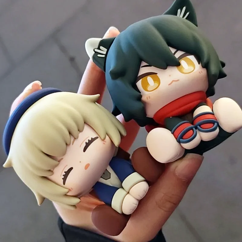 

Горячая распродажа: Мини-фигурки Delicious In Dungeon, серия «Сидячие», резиновые, в слепых коробках, аниме-персонажи, декор для рабочего стола, подарок для девочек