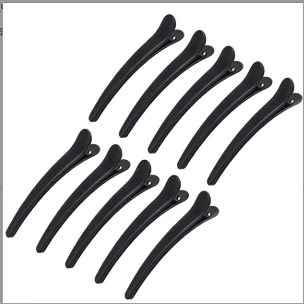 

10Pcs/Set Plastic Edge Clip Hairpin Accessories Plus Size 8CM Fish Beak Clip Hair and Duck Beak Clip Hairpin Hair Styling Tools