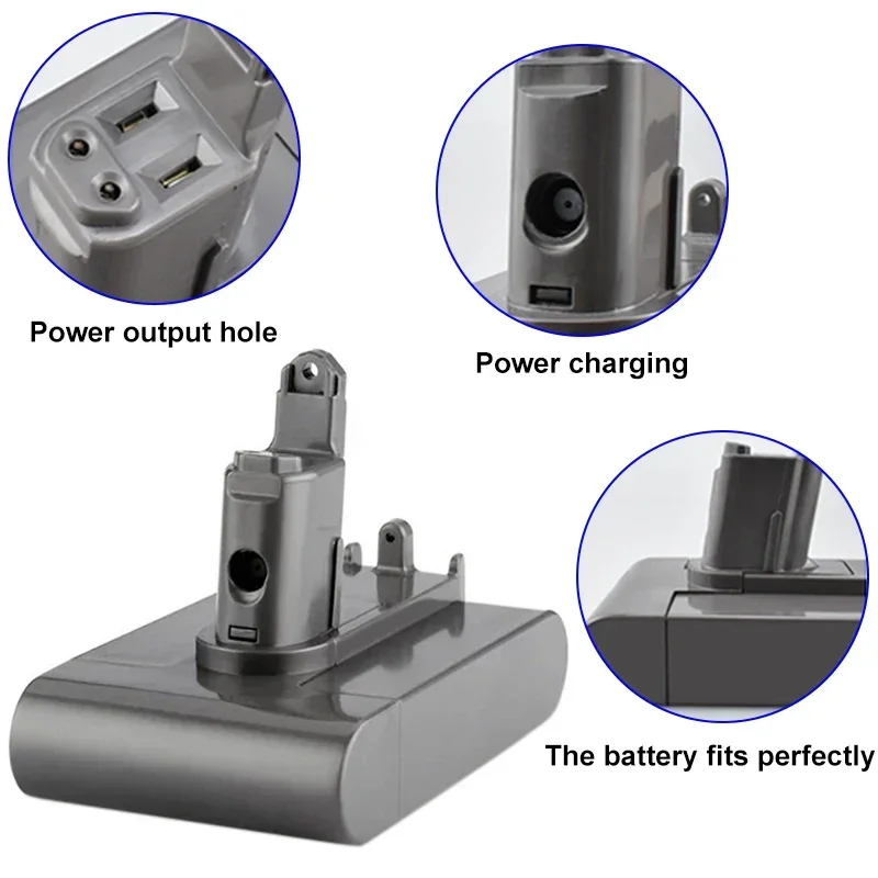 22,2 В 5000 мАч литий-ионные пылесосы сменная аккумуляторная батарея для Dyson DC31 DC34 DC35 DC45 DC44 Animal Type B 22,2 В 5000 мАч литий-ионные пылесосы сменная аккумуляторная батарея для Dyson DC31 DC34 DC35 DC45 DC44 Animal Type B