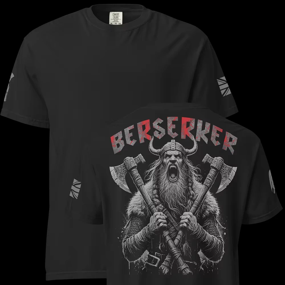 

New T-shirt Fashion Summer Cotton Muscle T-shirt Y2K Neutral T-shirt Military Enthusiast Tough Guy T-shirt Top