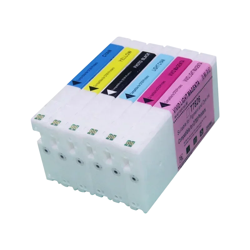 T7821-T7826 SL-D700 Compatible Ink Cartridge With Dye Ink For Epson SureLab D700 T7821 T7822 T7823 T7824 T7825 T7826