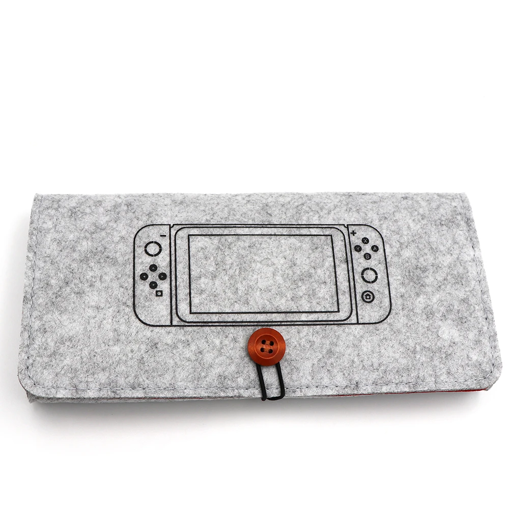 Game Console Felt Storage Bag for Nintendo Switch Protective Case Shock Proof Carrying Bag for Nintendo Switch Lite