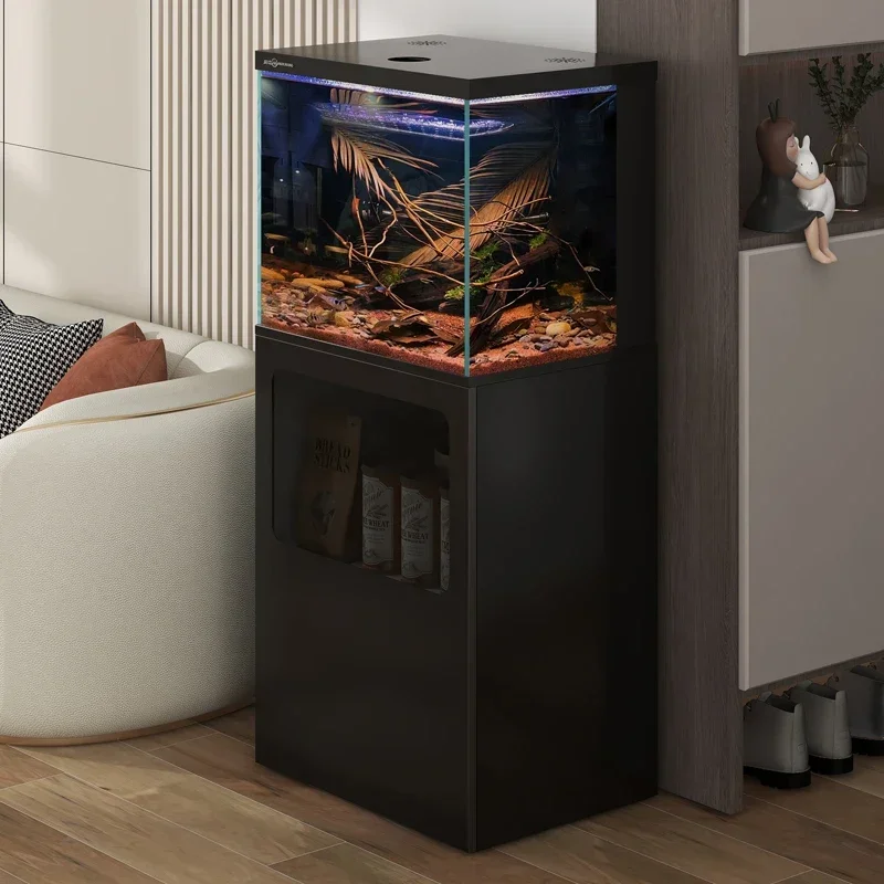 

Living Room Home Small Floor Back Filter Super White Aquarium Ecological 2023 New Fish Globe