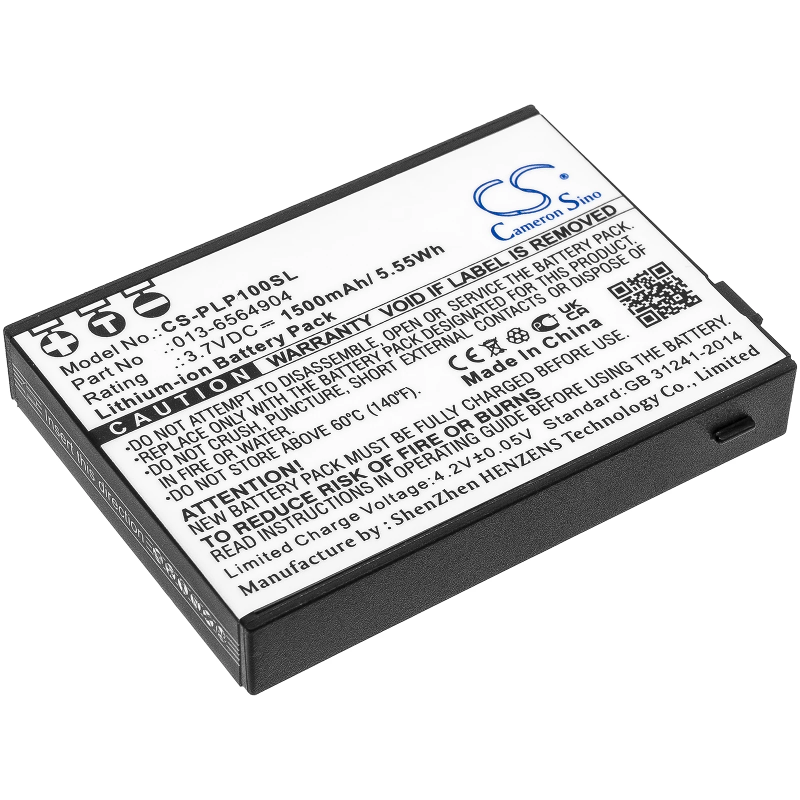 

Cameron Sino 1500mAh Media Player Battery 013-6564904 for Plextalk PTP1, Pocket Daisy Player PTP1