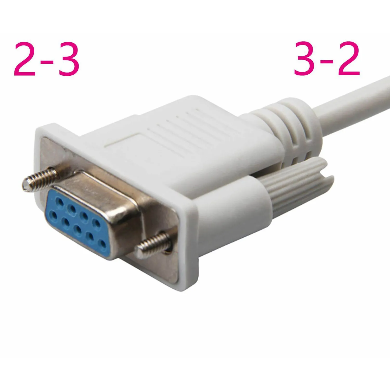 DB9 Serial Female to Female Rs232 rs-232 Com 2-3/3-2 Cross Wire cable 1.5M(5FT)