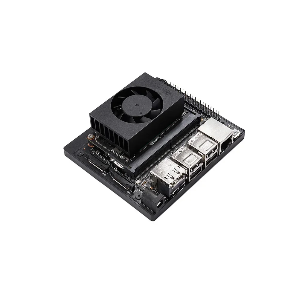 NVIDIA Jetson Xavier NX Developer Kit, Pequeño Supercomputador AI para Edge Computing, con Ventilador de Refrigeración y Fuente de Alimentación
