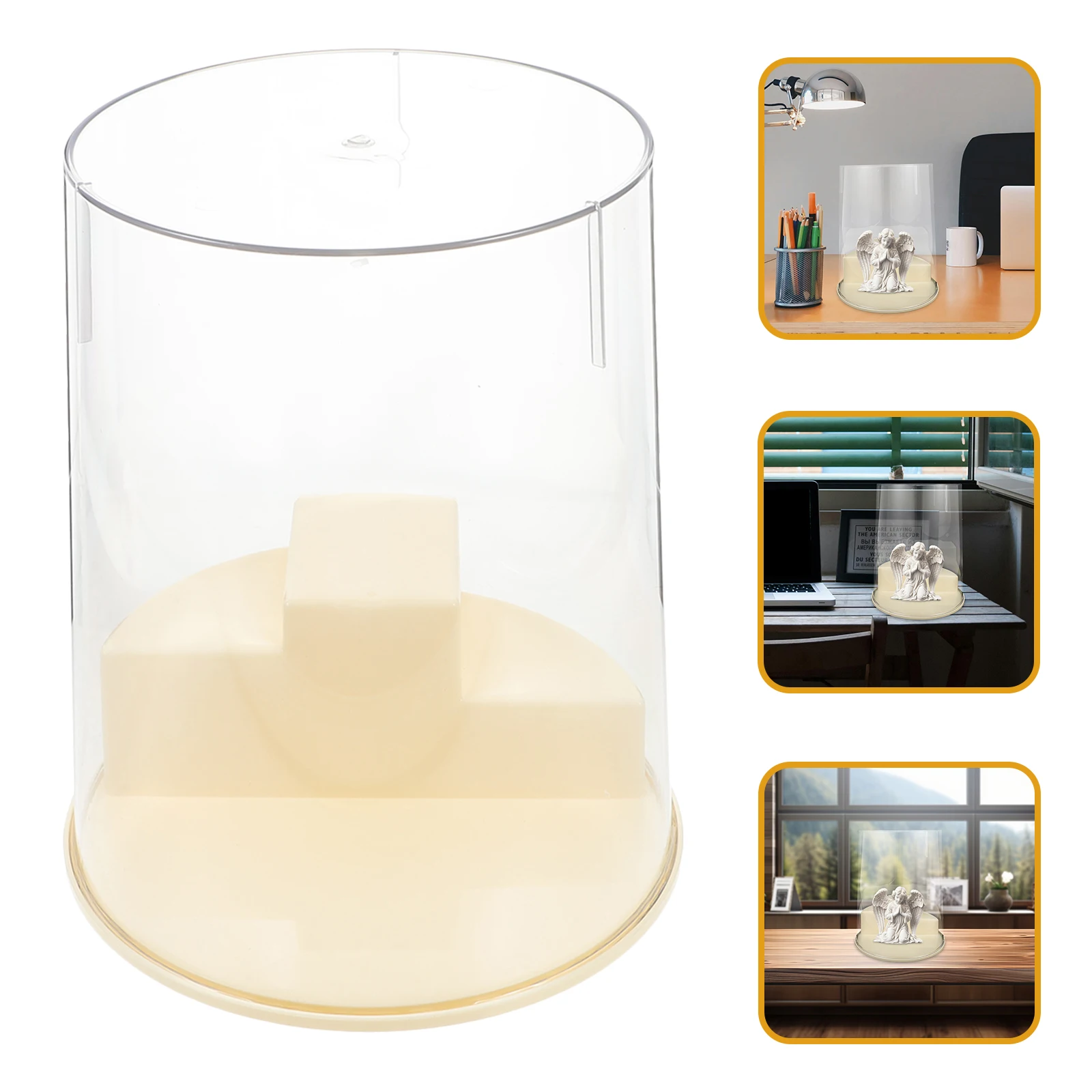 

1pc Clear Display Case Box For Collectibles Figure Models Strong Transparent Storage Showcase Holder Action Figures Box