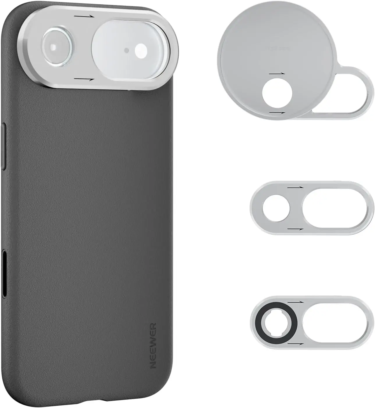 

Чехол NEEWER для Air Only, модульный защитный чехол из TPU/PC с кольцом для фильтра 67 мм для Moment MagSafe iPhone Air