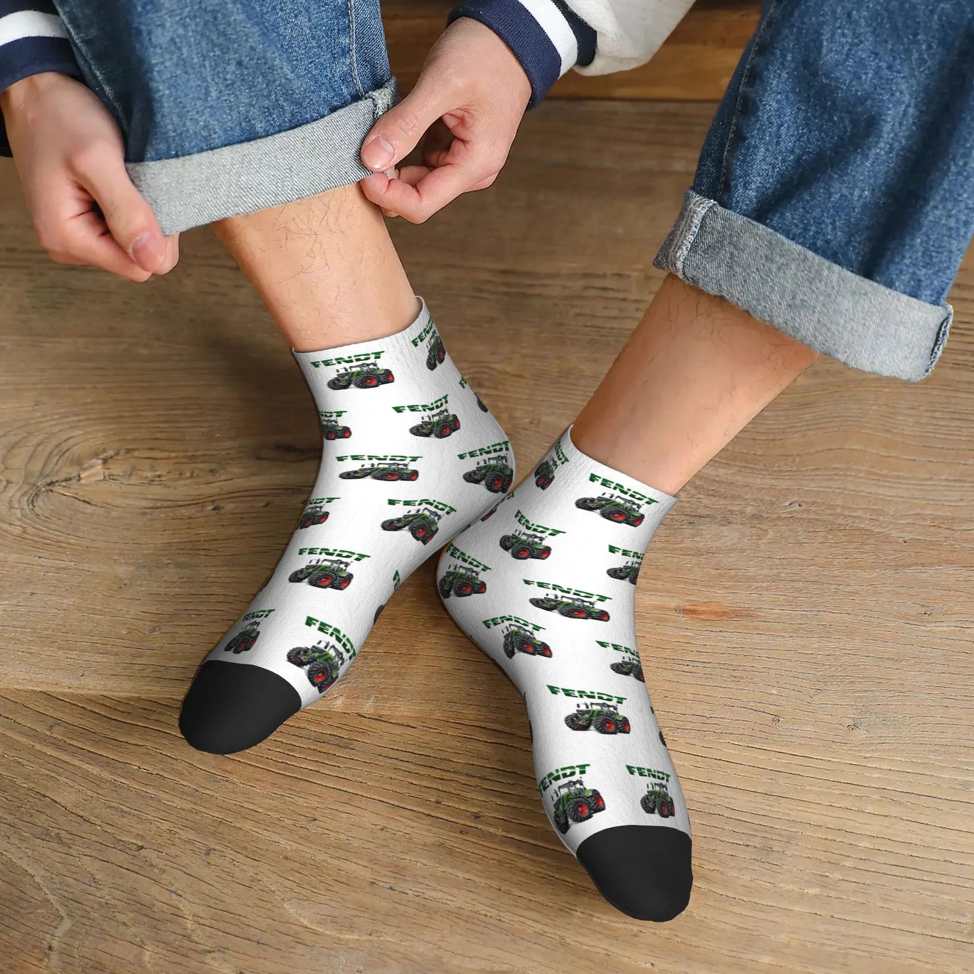 

All Seasons fendt tractor Socks Harajuku High Quality Crew Socks Casual Stockings for Men Women Gifts
