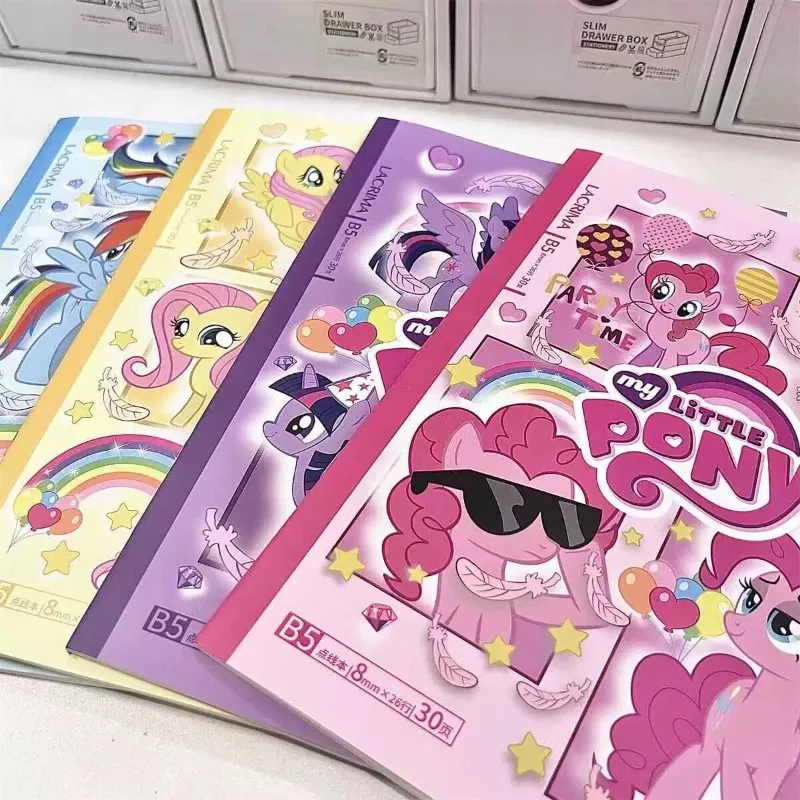 Cute Cartoon My Little Pony B5 Notebook Animation Peripheral Pinkie Pie Twilight Sparkle High-Looking Student Lined Notebook