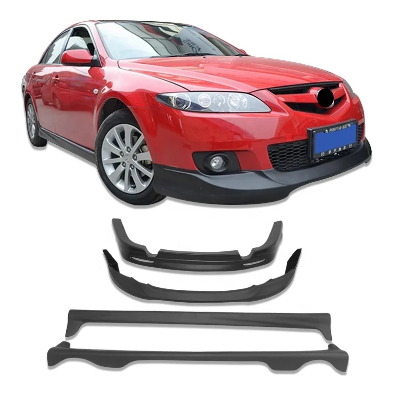 

Комплекты кузова в стиле M6 для Mazda 6 Sedan 2011-2015, автомобильные аксессуары, автомобильный бампер, нижняя часть губы, задний диффузор, боковые юбки для губ