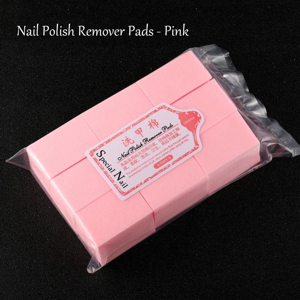 Verdickte, starre Nagellackentferner-Tücher, Nagelreinigungstücher im dicken Stil, fusselfreie Reinigungspads, Nagelkunstzubehör