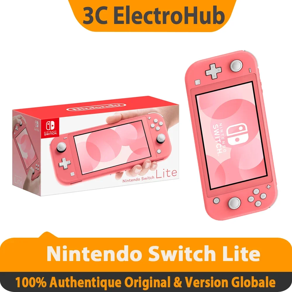 Consola de juegos portátil Nintendo Switch Lite, ligera y portátil, con joystick Joy-Don integrado, almacenamiento interno de 32 GB, pantalla de pulgadas
