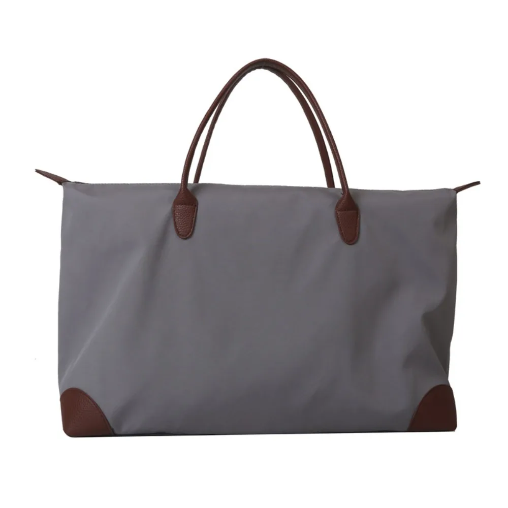 

Solid Color Oxford Tote Bag Large Capacity Waterproof Nylon Shoulder Bag Korean Style Mommy Bag Simple Underarm Bag Streetwear