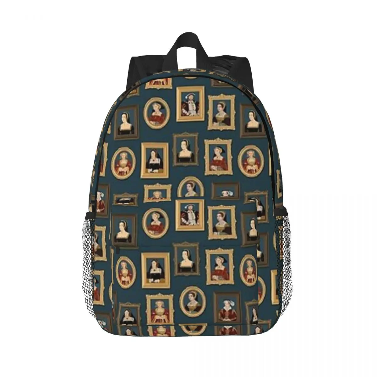 

Henry VIII's Six Wives Gallery Boys Girls Bookbag Casual Children School Bags Laptop Rucksack Shoulder Bag Large Capacity