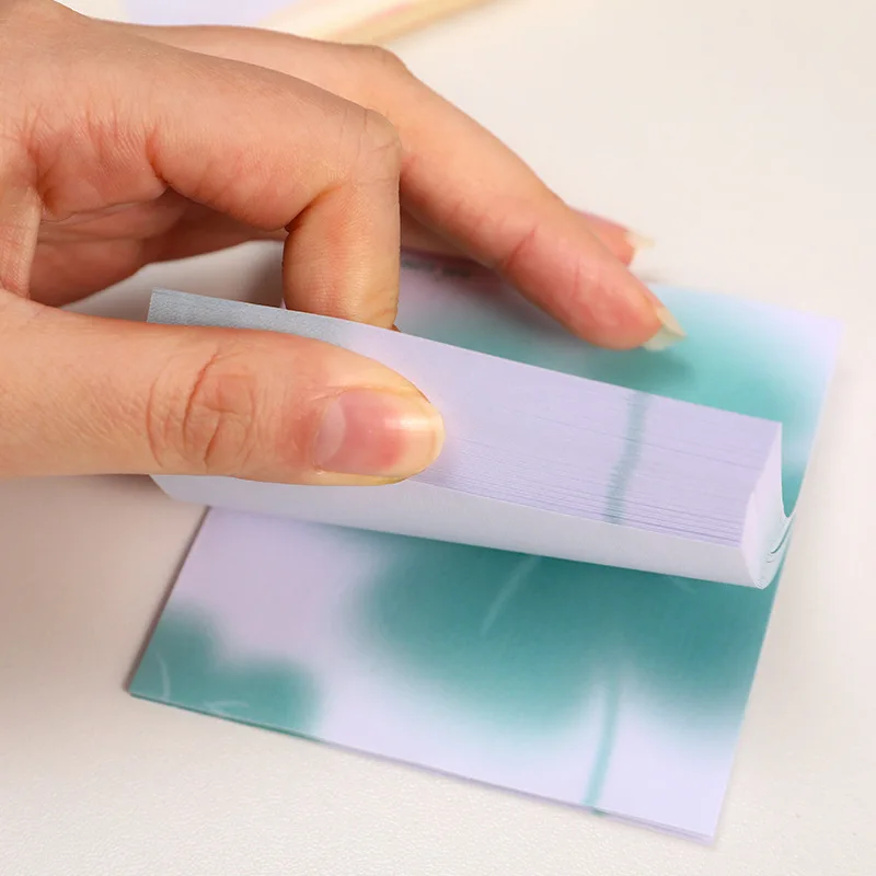 Sticky Notes Pads for Notepad, Papelaria, Paper Stickers, Posted It, Memo Pads, Notebook, Escola, Acessórios de Escritório