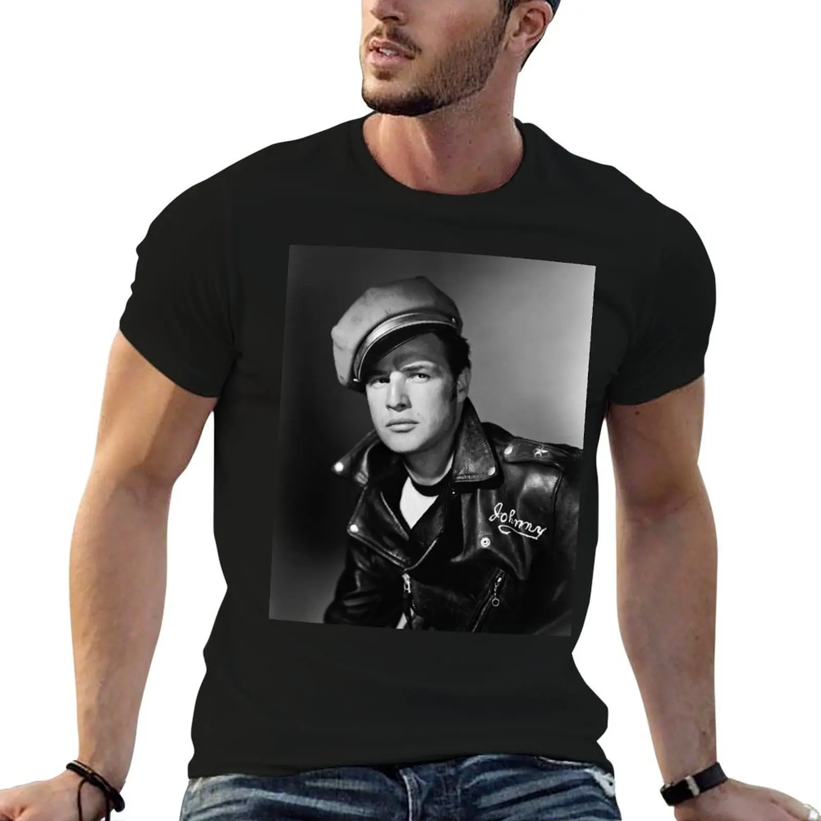 

Marlon Brando the Wild One 1953 T-Shirt t shirt man cotton man t shirt cotton T-Shirt
