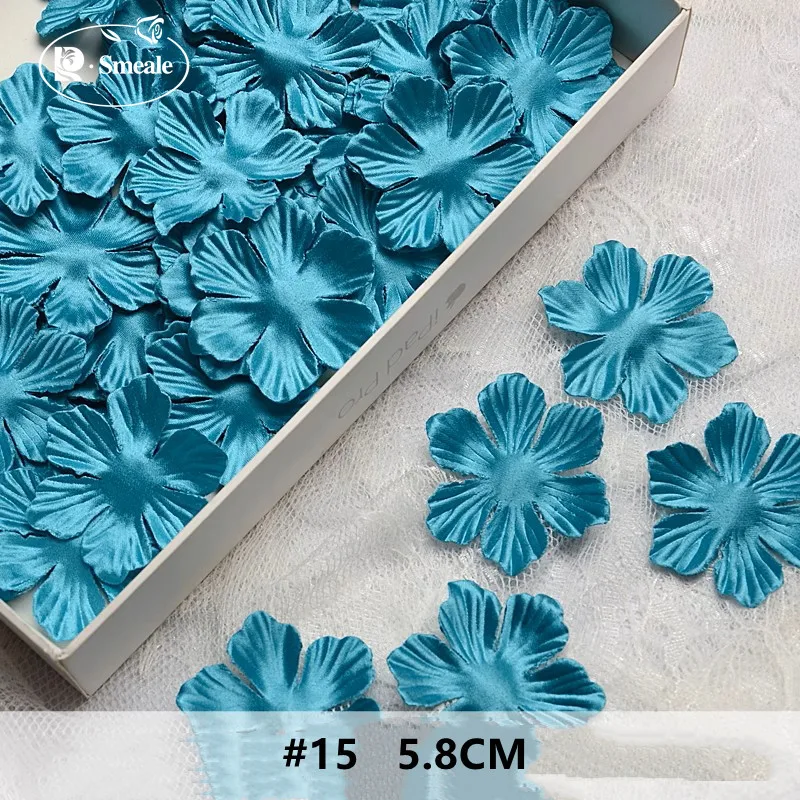 200 Stück/Packung. Mehrfarbige Stoffblütenblätter für Hochzeitskleid, Kinderkleidung, Feendekoration, DIY-Schmuckmaterial – Detail 4