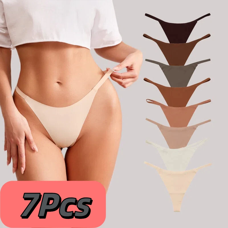 

Лидер продаж, женские трусы с Т-образной спинкой, приятные для кожи, эластичное женское нижнее белье, стринги, бесшовные женские трусики, стринги