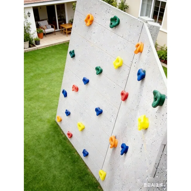 30pcs/set Rock Climbing Holds Kids Wood Wall Climbing Stones Toys Playground Game Hand Feet Hold Grip Kit Outdoor Games for Kids