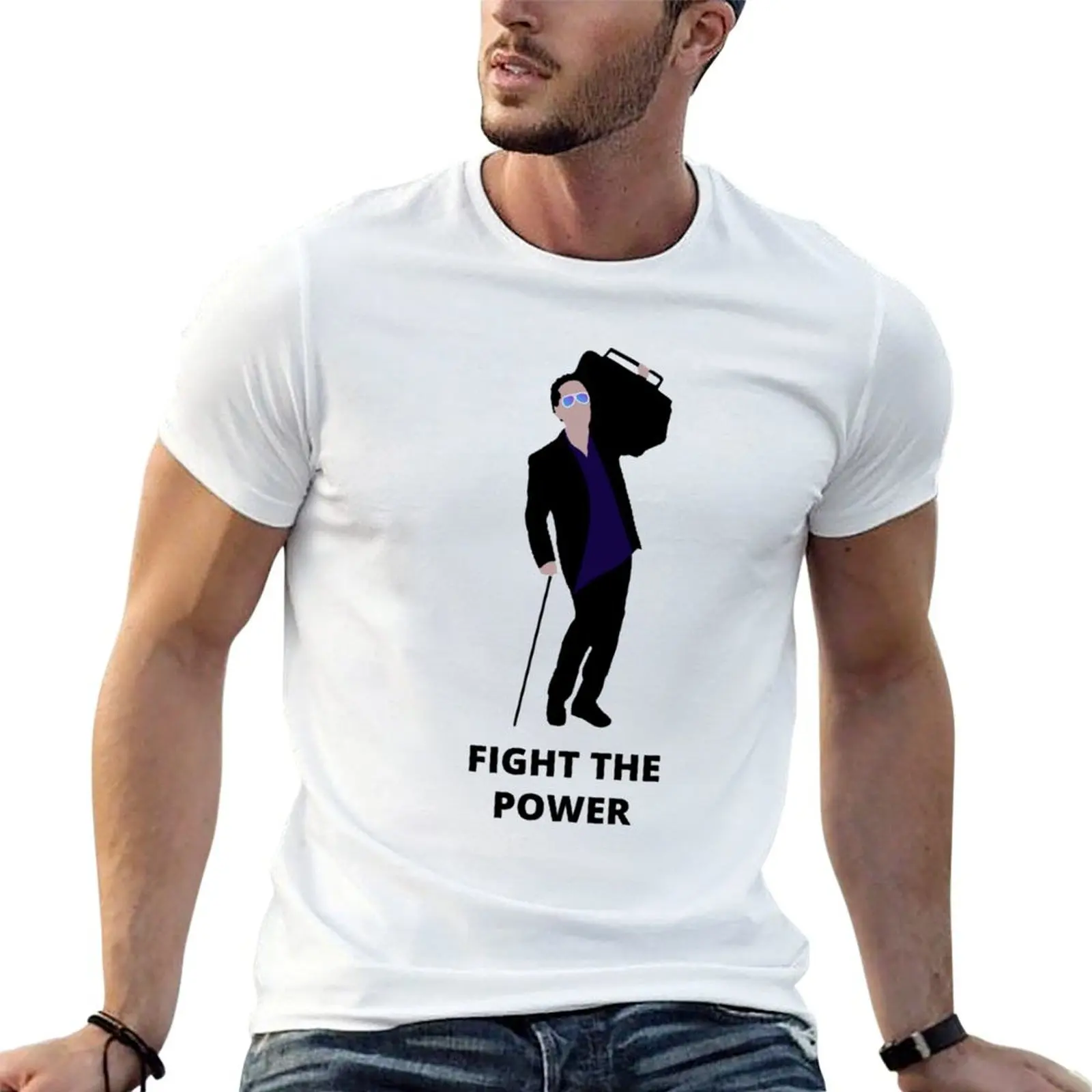 

Fight the Power - House MD, Dr Gregory House T-Shirt funny costumes plus size tops vintage graphic tee mens t shirt graphic