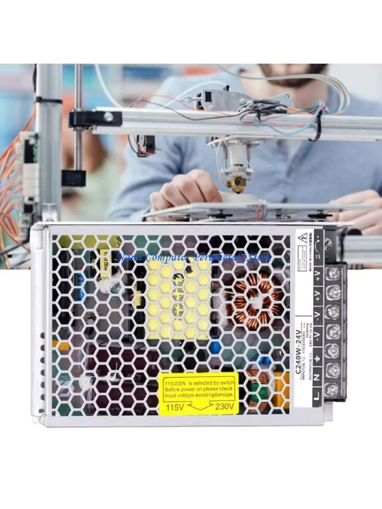 

F68C 24V Printer Power Supply Metal Meshed Design and Quiet Operation AC115/230V