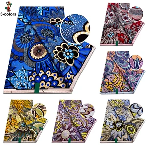 ソフトグリッターグランドゴールデンワックスファブリック100%綿アンカラゴールデンワックスフラッシュゴールドプリントバティック高品質ナイジェリアアフリカワックスファブリック 8ベストセールスナイジェリアの伝統的な結婚式の生地-8