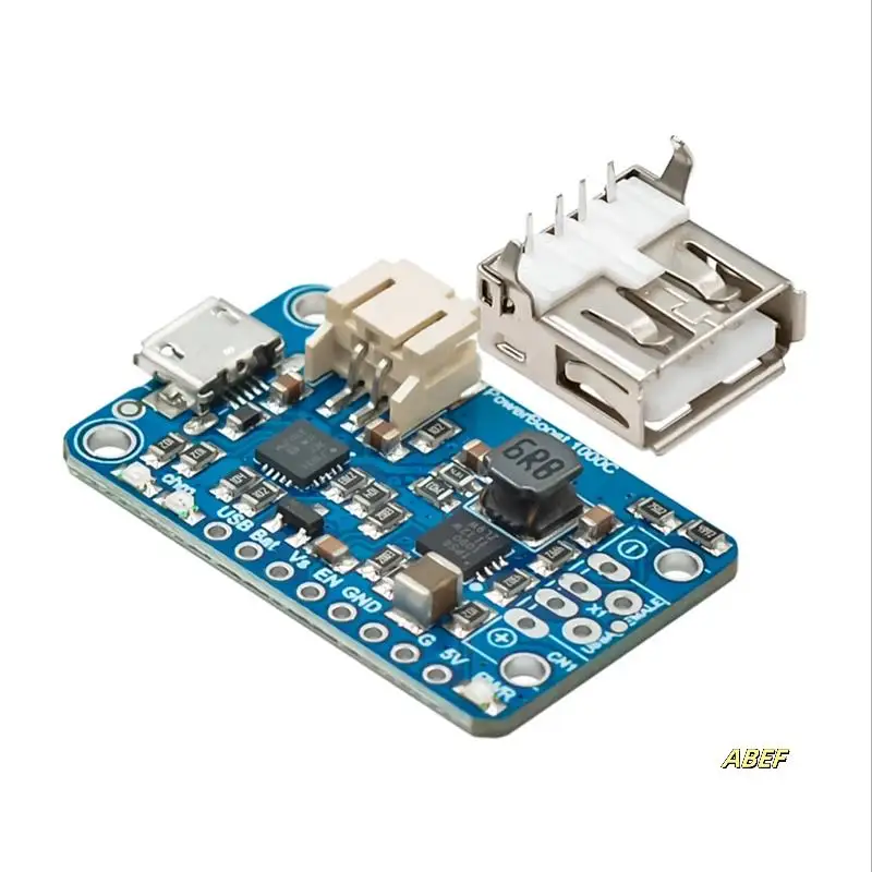 2465 точечный перезаряжаемый модуль 5 В Lipo USB Boost 1A зарядное устройство Powerboost 1000 портативное зарядное решение для электроники