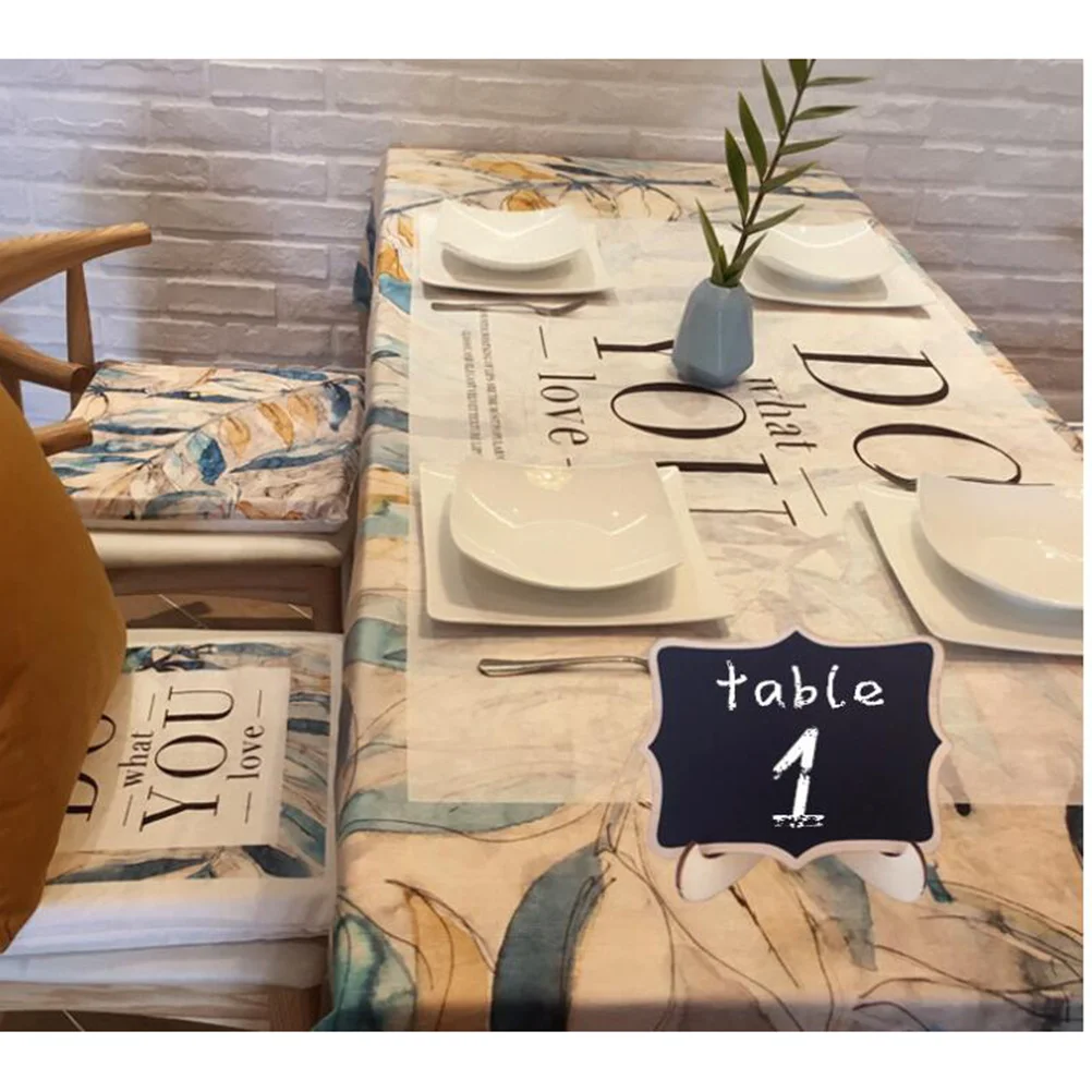 

10Pcs Mini Blackboard Signs Removable Stand Decorative Table Number Tags for Parties and Events Mini Chalkboards