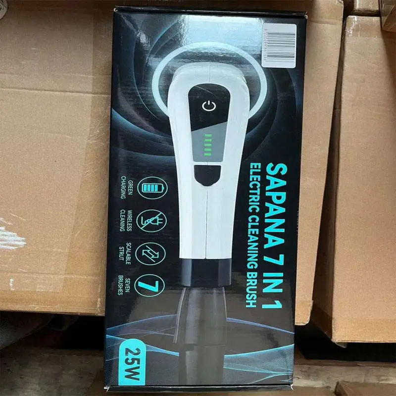 แปรงทำความสะอาดไฟฟ้าคุณภาพสูงแบบชาร์จ USB แปรงทำความสะอาดล้ำลึกสำหรับกระจกห้องอาบน้ำ กระเบื้อง และพื้นผิวห้องน้ำ