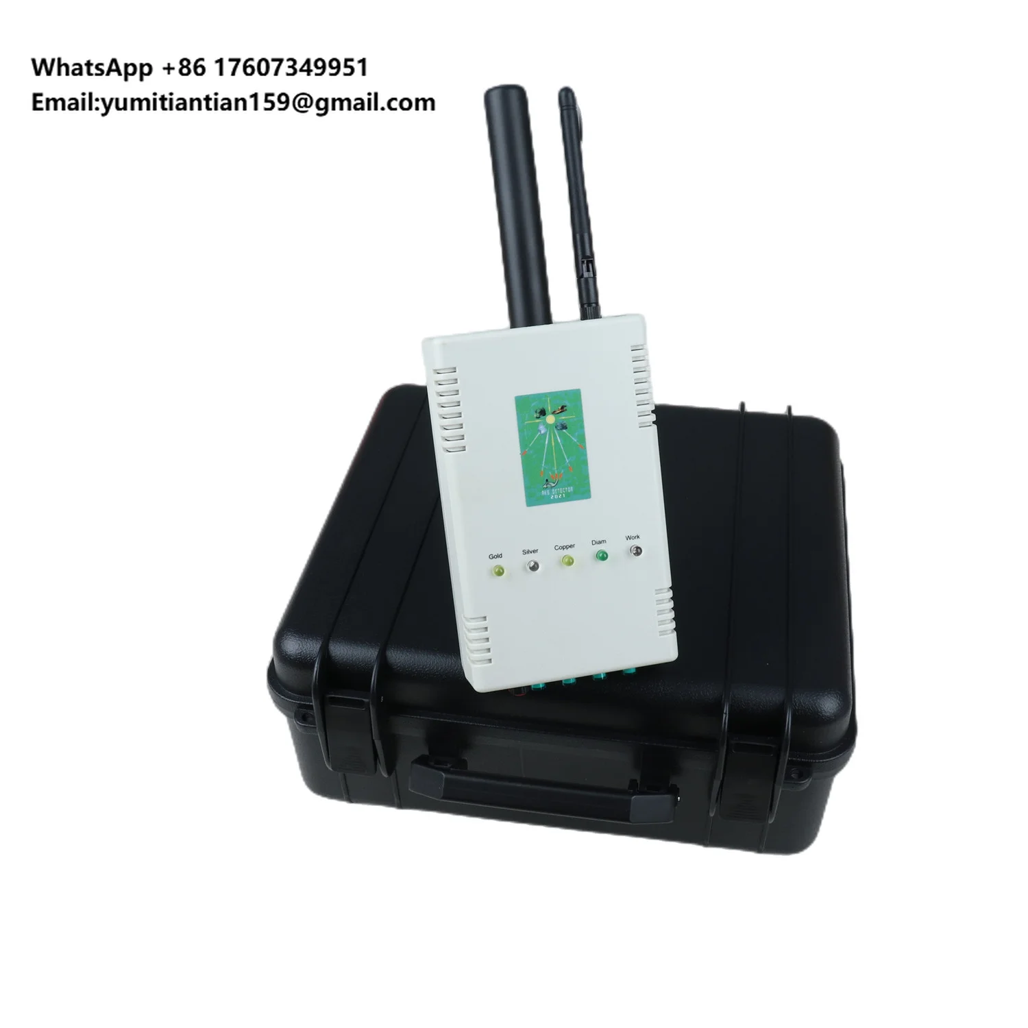 Integrated remote underground metal detector