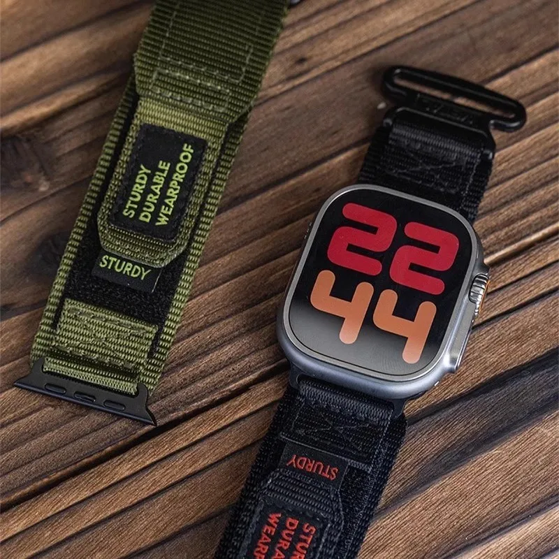 Sport Outdoor Nylon Velcro Band for Huawei Watch Fit 4 Pro Fit4 Fit 3 Watchband Sturdy Durable Camouflage Nylon Woven Strap