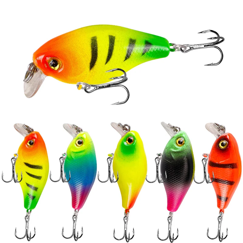 Floating Rock Little Fat Man Lure 4.5cm/4.2G Simulation Lure Topmouth Culter Weever Hard Bait Fishing Supplies Fishing Lure